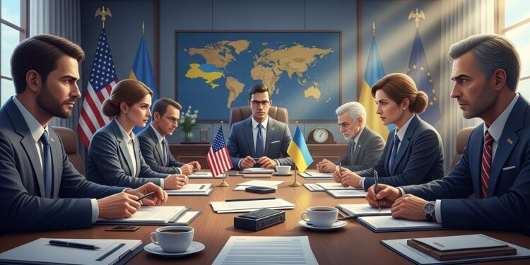 Les États Unis multiplient les discussions pour mettre fin à la guerre en Ukraine avec Européens et Russes Pressions concessions territoriales et avancées diplomatiques  où en est on vraiment    Viral Mag