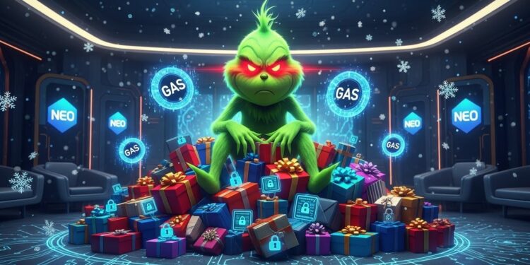 Découvrez le jeu festif de Neo  un AI grincheux vole un cadeau mystère Interrogez le décodez ses mensonges et partagez un prize pool de plus de 200 GAS avant le 30 décembre   Viral Mag
