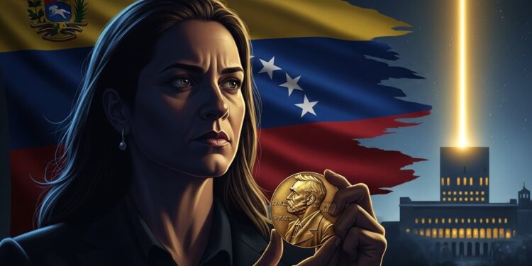 Nobel de la Paix : María Corina Machado Va-t-elle Défier Caracas ? - Viral Mag María Corina Machado lauréate du Nobel de la Paix doit se rendre à Oslo Caracas affirme tout ignorer de son voyage alors quelle vit cachée Suspense total avant la cérémonie du 10 décembre Viral Mag