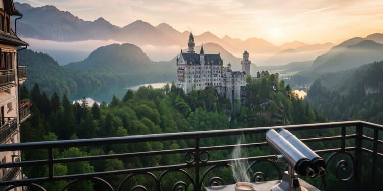 Où Dormir Près de Neuschwanstein ? Mes Adresses - Viral Mag Découvrez les meilleurs hébergements près du château de Neuschwanstein du luxe au pied des remparts aux options abordables à Füssen Guide complet pour un séjour inoubliable en Bavière Viral Mag