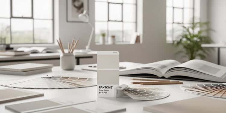 Pantone 2026 : Un Blanc Cassé Qui Met le Feu aux Poudres - Viral Mag Pour la première fois en 26 ans Pantone choisit un blanc cassé comme couleur de lannée 2026 Accusée de complaisance avec le nationalisme blanc lentreprise déclenche une tempête médiatique inattendue Viral Mag