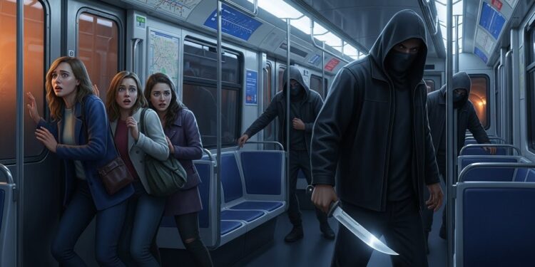 Paris : Agressions Sexuelles et Vol à l’Arme Blanche dans le Métro - Viral Mag Découvrez les détails choquants de lagression de trois femmes dans le métro parisien violences agressions sexuelles et vol sous la menace dun couteau Trois suspects interpellés Viral Mag
