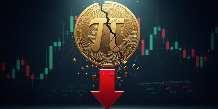 Découvrez pourquoi le prix du Pi Coin forme un schéma baissier alarmant près dun support clé Analyse détaillée des risques de crash token unlocks et manque dintérêt des investisseurs Le Pi va t il seffondrer    Viral Mag