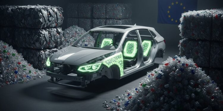 Plastique Recyclé Obligatoire dans les Voitures : l’UE Recule - Viral Mag Découvrez le compromis européen sur le plastique recyclé dans les voitures neuves objectifs abaissés délais rallongés et la possible remise en cause de linterdiction des moteurs thermiques en 2035 Viral Mag