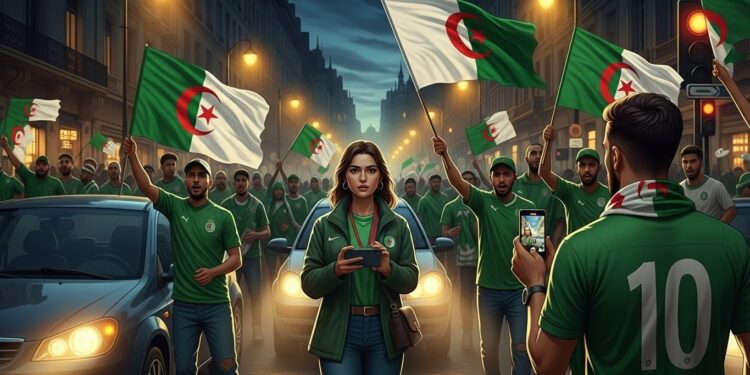 Découvrez la controverse autour de Sofia Benlemmane et des supporters algériens à Lyon scandant des slogans hostiles à la France après une qualification à la CAN Analyse dun incident révélateur des tensions identitaires   Viral Mag