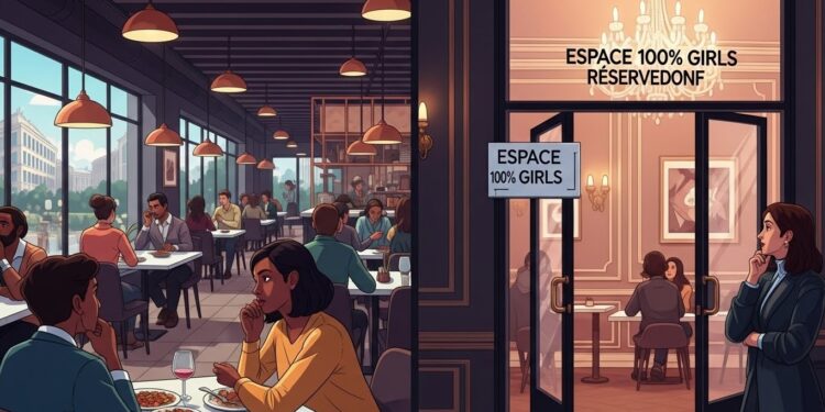 À Vaulx en Velin un restaurant halal propose une salle exclusivement féminine Le gérant assure quil sagit dun espace convivial mais des voix sélèvent contre un possible séparatisme Décryptage dune controverse qui interroge légalité et la laïcité en France   Viral Mag