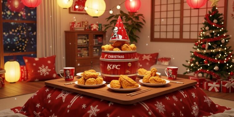 Découvrez comment KFC est devenu le repas traditionnel de Noël au Japon  une histoire incroyable mêlant marketing génial dinde introuvable et malédiction du Colonel Sanders   Viral Mag