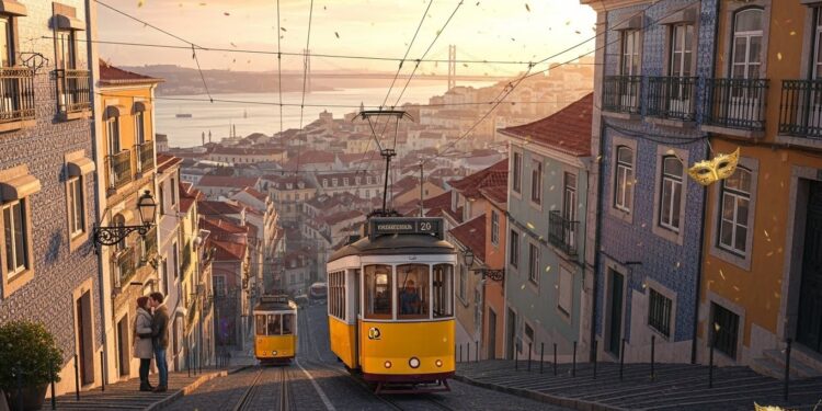 Découvrez pourquoi février est le mois parfait pour tomber amoureux de Lisbonne  climat doux zéro foule carnaval brésilien Saint Valentin romantique et prix imbattables   Viral Mag