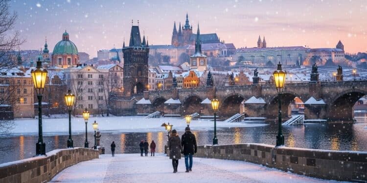 Prague en Février : 7 Raisons Magiques de Tomber Amoureux - Viral Mag Découvrez pourquoi février est le mois secret pour visiter Prague moins de foule prix mini carnaval délirant Saint Valentin féérique et expériences uniques sous la neige Viral Mag