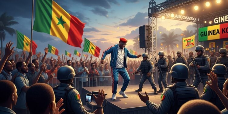 Découvrez les derniers moments de la campagne présidentielle en Guinée avec Mamadi Doumbouya en tête Meetings finaux boycott de lopposition et enjeux dun vote crucial pour lavenir du pays   Viral Mag