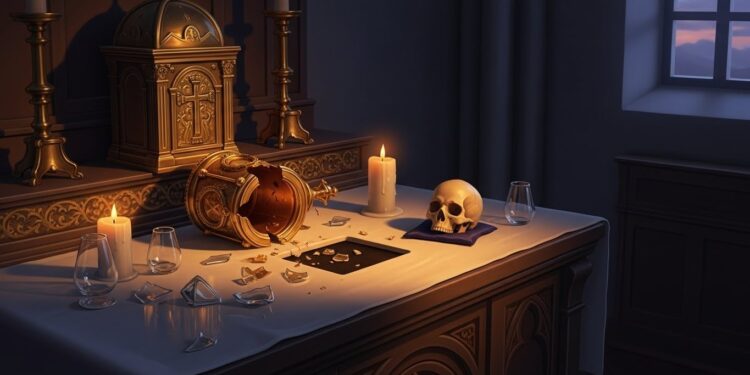 Découvrez le choc à Olonne sur Mer suite à la profanation dun reliquaire et au vol du crâne de Saint Vivent Un acte ciblé qui interroge sur le respect des lieux sacrés   Viral Mag