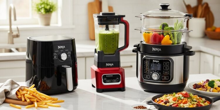 Découvrez les 3 stars Ninja en promotion record sur Amazon  Airfryer PRO à 79€ Blender portable à 46€ et Speedi 10 en 1 à 129€ Des appareils malins pour une cuisine saine et rapide    Viral Mag