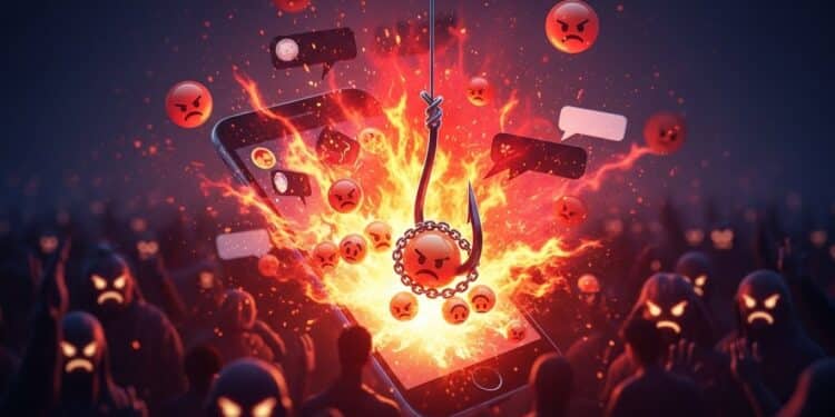 Découvrez pourquoi  rage bait  lappât à rage qui manipule nos émotions sur les réseaux sociaux a été élu mot de lannée 2025 par Oxford Un phénomène qui révèle notre addiction à la colère en ligne   Viral Mag