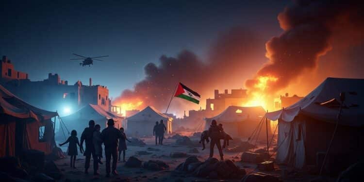 Cinq Palestiniens dont deux enfants de 8 et 10 ans ont été tués lors dun raid israélien à Al Mawassi Larmée parle de riposte à une attaque du Hamas Retour sur un drame qui fragilise la trêve   Viral Mag