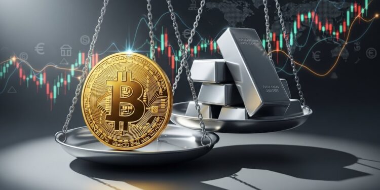 Découvrez comment le ratio Bitcoinargent révèle les rotations de capitaux entre actifs risqués et refuges Un indicateur macro clé pour comprendre lévolution du sentiment des investisseurs en cette fin 2025   Viral Mag