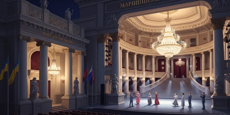 Le théâtre dramatique de Marioupol détruit en 2022 a rouvert ses portes sous contrôle russe Découvrez les détails de cette reconstruction controversée et ses implications dans lest de lUkraine   Viral Mag