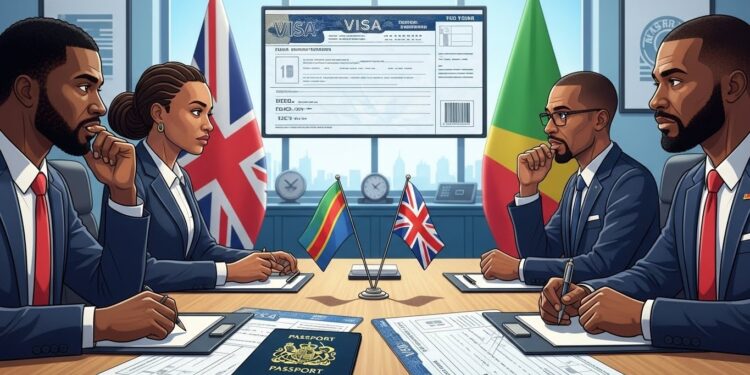 Restrictions Visas RDC : Tensions Diplomatiques Avec Londres - Viral Mag La RDC et le Royaume Uni en discussions après limposition de restrictions visas aux Congolais Kinshasa conteste la mesure et promet une solution rapide Détails exclusifs sur ce dossier sensible Viral Mag