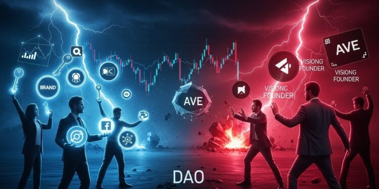 Découvrez le conflit de gouvernance qui secoue Aave  qui doit contrôler la marque et les actifs off chain  Le token chute de plus de 8  alors que le débat fait rage   Viral Mag