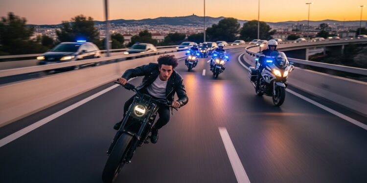 Découvrez lincroyable rodéo urbain dun livreur à vélo électrique qui défie la police à plus de 90 kmh contresens sur lautoroute A50 à Marseille Drogue fuite hallucinante  récit complet dune interpellation hors norme   Viral Mag