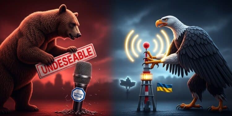 Russie Déclare Deutsche Welle Indésirable - Viral Mag La Russie interdit les activités de Deutsche Welle sur son sol en la classant indésirable Une décision qui accentue les tensions avec lAllemagne au cœur du conflit ukrainien Décryptage dune escalade médiatique Viral Mag