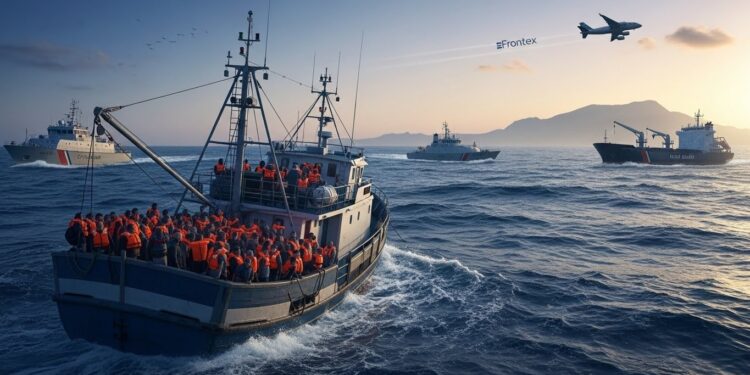 Près de 400 migrants secourus au large de Gavdos au sud de la Crète Une opération massive des gardes côtes grecs met en lumière les dangers persistants des traversées méditerranéennes et la crise migratoire en cours   Viral Mag