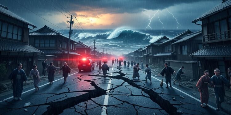 Séisme Japon : 51 Blessés et Alerte à une Nouvelle Secousse Majeure - Viral Mag Le Japon frappé par un séisme de magnitude 75 51 blessés recensés routes endommagées et alerte rare de lAgence météorologique pour les prochains jours Détails et risques tsunami Viral Mag