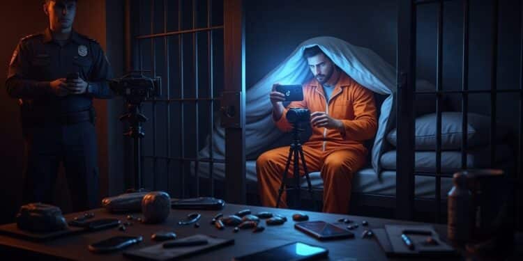 Darmanin fanfaronne avec ses  fouilles XXL  et 400 téléphones saisis mais les détenus continuent de streamer en direct sur TikTok Décryptage dun fiasco sécuritaire qui révèle leffondrement de lautorité en prison   Viral Mag