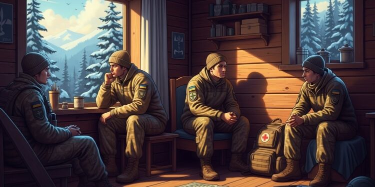 Découvrez comment des soignants militaires ukrainiens marqués par la perte et le trauma tentent de guérir lors dune retraite réparatrice dans les Carpates Un témoignage poignant sur la résilience face à la guerre   Viral Mag