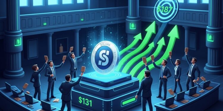 Solana Prix Bullish À 131$ : Rallye Imminent Vers 187$ ? - Viral Mag Découvrez comment le prix de Solana forme un échec haussier à 131$ signalant un rallye potentiel vers 187$ Analyse technique approfondie et perspectives pour les traders en cryptomonnaies Viral Mag