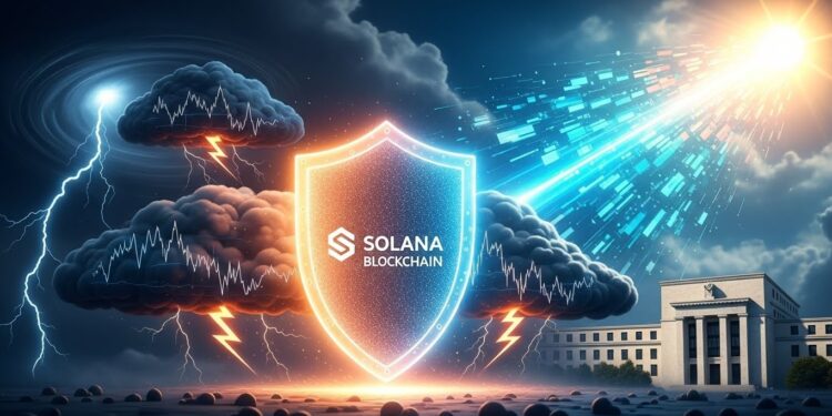 Solana Résiste à la Clé Avant le Pivot de la Fed - Viral Mag Découvrez comment Solana maintient son support crucial face aux attentes dun assouplissement monétaire Analyse technique croissance écosystémique et influx institutionnels boostent les perspectives haussières pour SOL Viral Mag