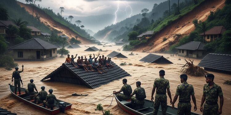 Le cyclone Ditwah a provoqué des inondations et glissements de terrain dévastateurs au Sri Lanka Bilan  607 morts plus de 2 millions de sinistrés La pire catastrophe depuis 2004   Viral Mag