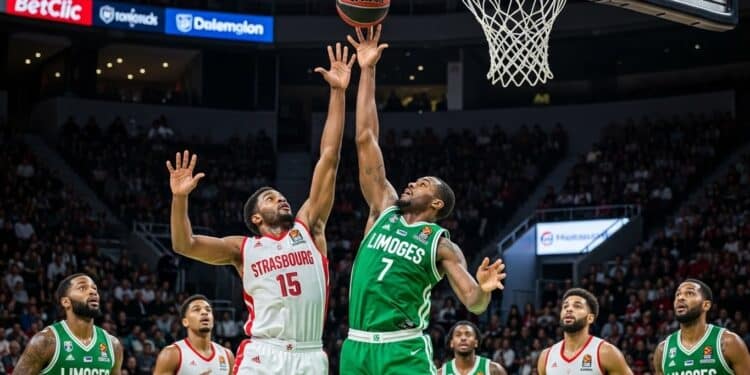 Découvrez laperçu complet du match Strasbourg   Limoges CSP en Betclic Elite le 26 décembre 2025 Enjeux formes des équipes joueurs clés et pronostics pour ce duel passionnant du championnat français de basket   Viral Mag