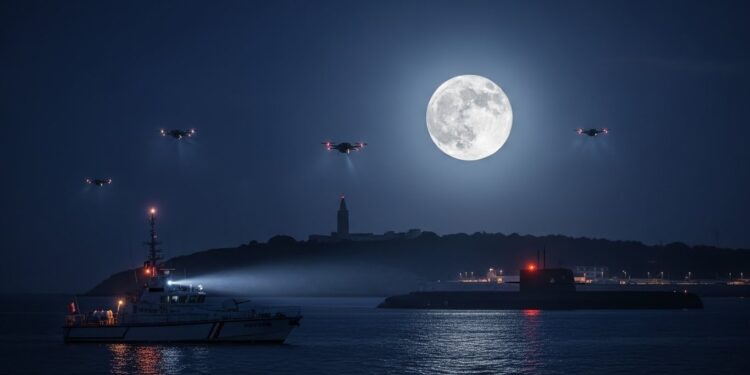 Drones au dessus de la base des sous marins nucléaires français  aucun appareil abattu aucune ingérence étrangère Les autorités dédramatisent mais lenquête se poursuit   Viral Mag