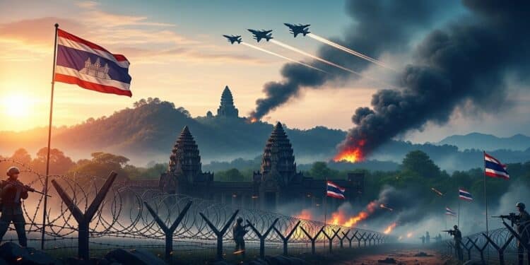 Tensions Explosives entre Cambodge et Thaïlande - Viral Mag Le Cambodge accuse la Thaïlande de nouveaux bombardements malgré lintervention de Donald Trump pour un cessez le feu Découvrez les détails de ce conflit frontalier qui sintensifie et menace la paix en Asie du Sud Est Viral Mag