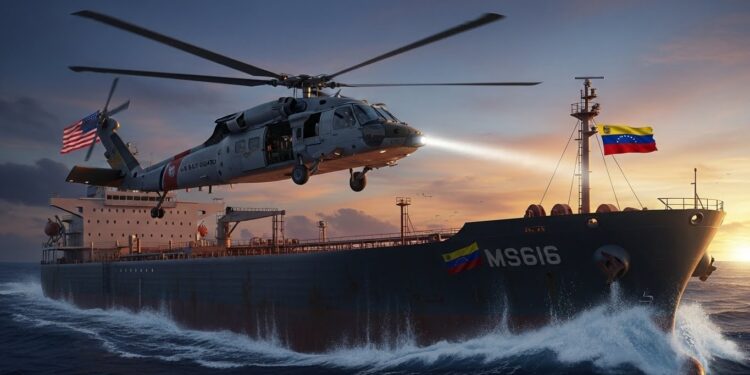 Les garde côtes américains traquent un nouveau pétrolier dans les Caraïbes dans le cadre du blocus naval contre le Venezuela Découvrez les détails de cette opération tendue et ses implications géopolitiques   Viral Mag