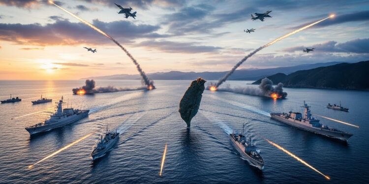 La Chine poursuit ses exercices militaires autour de Taïwan simulant un blocus avec tirs réels et centaines davions Réponse ferme de Taïwan et réaction calme de Trump face à cette escalade   Viral Mag