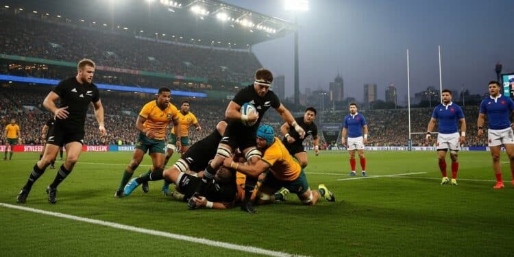 Tirage Coupe du Monde Rugby 2027 : Choc All Blacks-Wallabies - Viral Mag Découvrez le tirage intégral de la Coupe du Monde de rugby 2027 en Australie Un duel explosif entre Nouvelle Zélande et Australie dès les poules tandis que la France tire un groupe clément Analyse et perspectives Viral Mag