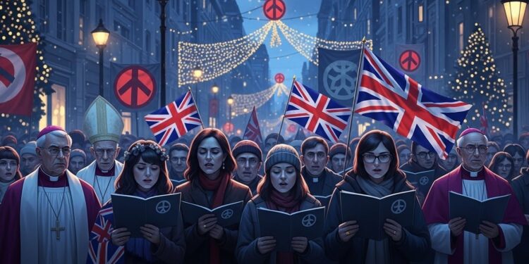 Tommy Robinson : Chants de Noël Polémiques à Londres - Viral Mag Découvrez pourquoi des évêques anglicans dénoncent lévénement de Noël organisé par Tommy Robinson accusé dinstrumentaliser la foi chrétienne à des fins politiques extrêmes Viral Mag