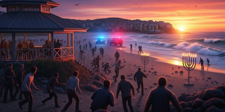 Tragédie à Bondi Beach : Fusillade Terroriste Fait 12 Morts Lors de Hanoukka - Viral Mag Une fusillade antisémite a frappé Sydney ce 14 décembre 2025 sur la plage de Bondi pendant une célébration de Hanoukka Au moins 12 morts 29 blessés retour sur cet attentat terroriste choquant Viral Mag