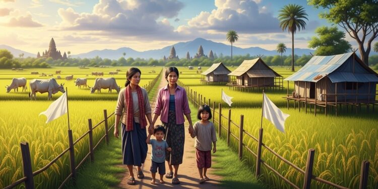 Après lannonce dun cessez le feu respecté certains habitants fuient les camps pour rentrer chez eux mais la méfiance persiste des deux côtés de la frontière contestée Espoir fragile pour des milliers de familles   Viral Mag