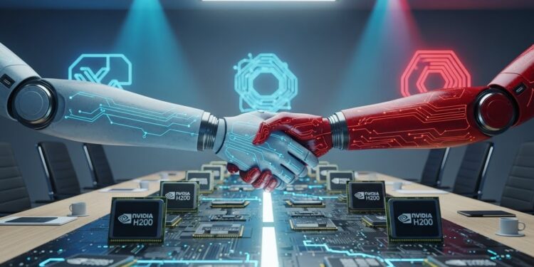 Trump Autorise Nvidia à Vendre des Puces en Chine : 25 % pour les USA - Viral Mag Décryptage exclusif Trump lève partiellement lembargo sur les puces Nvidia H200 vers la Chine contre 25 des revenus pour Washington Accord surprise avec Xi Jinping tensions et réactions Viral Mag