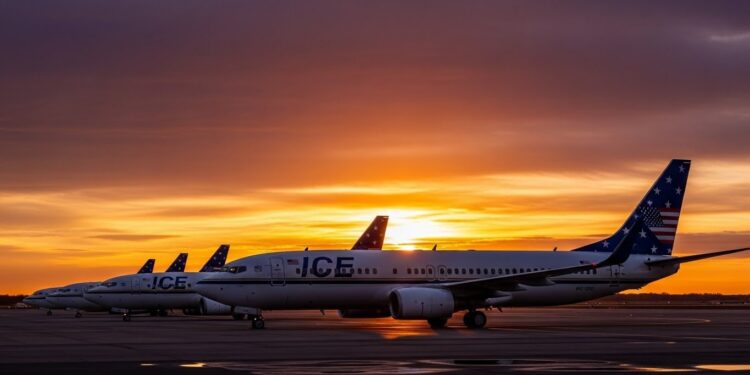 Trump Investit 140 Millions pour Expulser les Sans-Papiers - Viral Mag Découvrez comment ladministration Trump achète sa propre flotte davions Boeing pour accélérer les expulsions massives dimmigrants illégaux et économiser des millions Viral Mag