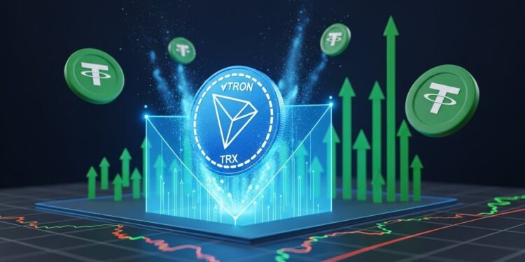 TRX Explose avec un Wedge Haussier et Metrics en Feu - Viral Mag Découvrez pourquoi le prix du TRX grimpe grâce à un pattern technique haussier et des métriques réseau explosives sur Tron Analyse complète des stablecoins transactions et perspectives davenir Viral Mag