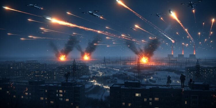 Drones et missiles russes frappent massivement les infrastructures énergétiques ukrainiennes Des milliers de foyers sans eau ni chauffage alors que les négociations avec Washington se poursuivent   Viral Mag