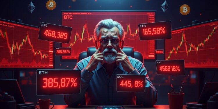 Un Bitcoin OG Perd 54 Millions en Pertes Latentes - Viral Mag Découvrez comment un investisseur historique en Bitcoin subit une perte latente de 54 millions de dollars sur ses positions longues en BTC ETH et SOL Analyse détaillée dun cas emblématique des risques du levier en crypto Viral Mag