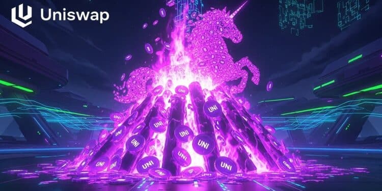 Découvrez comment la communauté Uniswap a approuvé la proposition UNIfication entraînant le brûlage de 100 millions de UNI et une refonte majeure des tokenomics Impact sur le prix et lavenir du protocole   Viral Mag