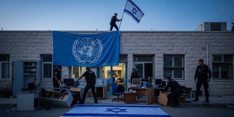 La police israélienne a saisi meubles et ordinateurs au siège de lUNRWA à Jérusalem Est pour une dette contestée LONU condamne une violation de linviolabilité des locaux   Viral Mag
