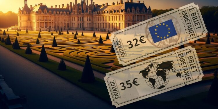 Versailles Augmente ses Tarifs pour les Non-Européens - Viral Mag Dès janvier 2025 le Château de Versailles applique une hausse de prix pour les visiteurs hors Europe Une mesure déjà en place au Louvre qui fait débat Viral Mag
