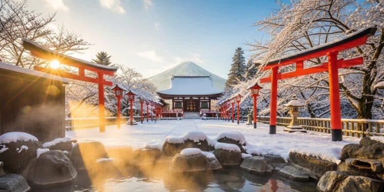 Découvrez le Japon en février  climat enneigé faible affluence festivals uniques et onsen relaxants Le guide complet pour un voyage authentique et mémorable sous la neige   Viral Mag