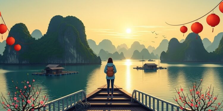 Voyage au Vietnam en Février : Guide Complet - Viral Mag Découvrez le Vietnam en février climat idéal festivités du Têt plages ensoleillées et sites incontournables Tout pour un voyage mémorable en haute saison Viral Mag